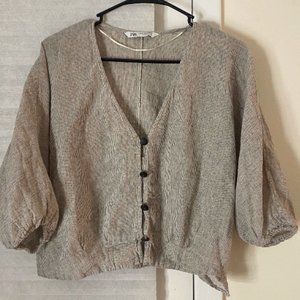 Zara Linen Top